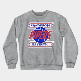 Defunct Minnesota Pipers Basketball Team Crewneck Sweatshirt